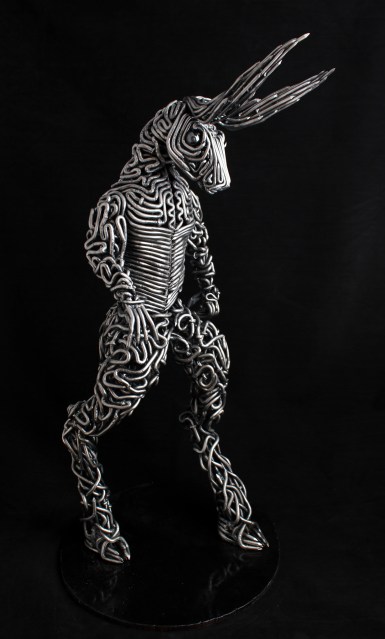 metal art - handmade sculptures - steel minotaur sculpture - mccallister sculpture - scottsdale art