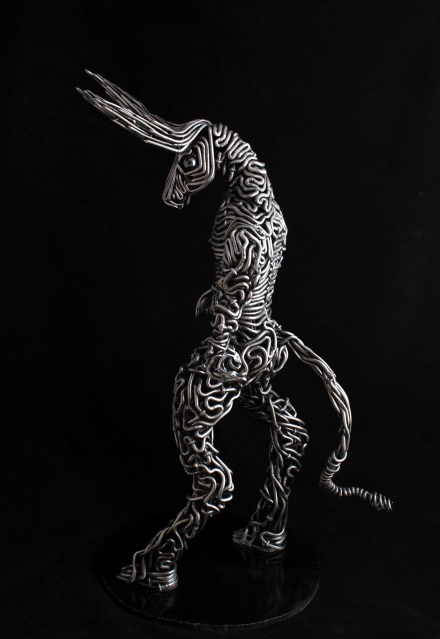 metal art - handmade sculptures - steel minotaur sculpture - mccallister sculpture - scottsdale art
