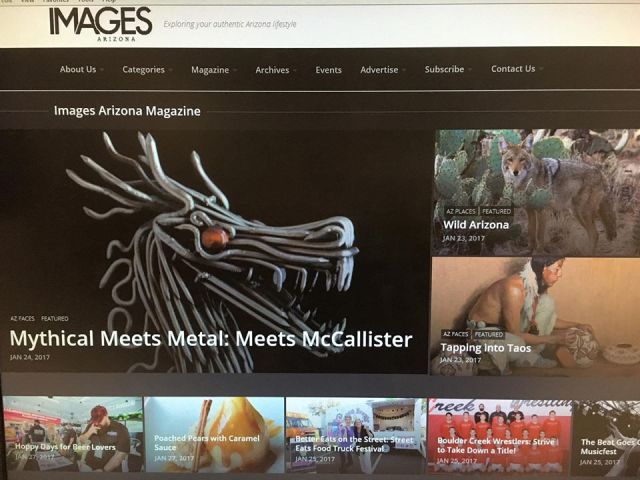 McCallister Sculpture Scottsdale metal artist - Images Arizona