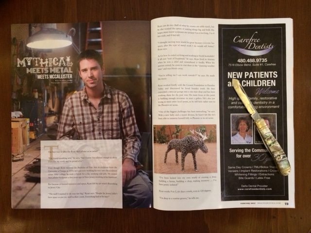 McCallister Sculpture Scottsdale metal artist - Images Arizona